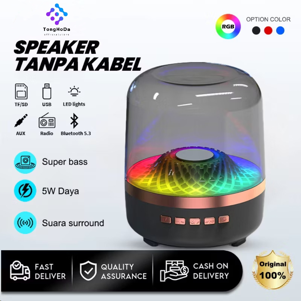 Foto Bluetooth Api Simulasi Dekorasi,Bass Stereo Kuat