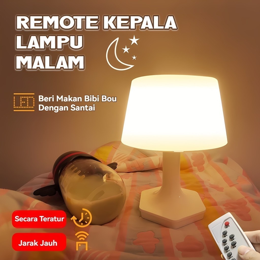 Foto Malam Led Kreatif Lampu Meja Dekorasi Portabel Kamar