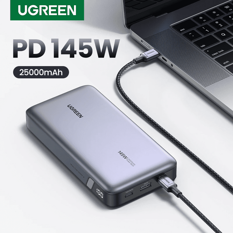 Foto UGREEN 145W Power Bank 25000mAh