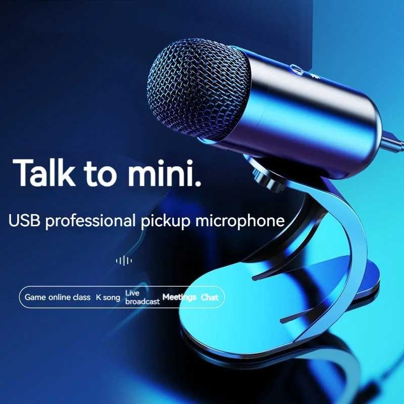Foto Mikrofon Mikrofon USB Condenser Mic Desktop Audio Recorder